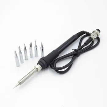 936 Electric Soldering Solder Iron Station 5pin Welding Hot Gun 50W 24V Replacement Repair Tool+ 6pcs Iron Tips
936 Electric Soldering Solder Iron Station 5pin Welding Hot Gun 50W 24V Replacement Repair Tool+ 6pcs Iron Tips