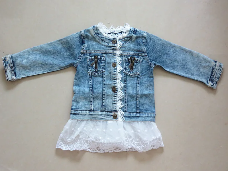 New 2019 Korean Girls coats and jackets cowboy coat Girls lace edge denim jacket Outerwear children clothing
New 2019 Korean Girls coats and jackets cowboy coat Girls lace edge denim jacket Outerwear children clothing