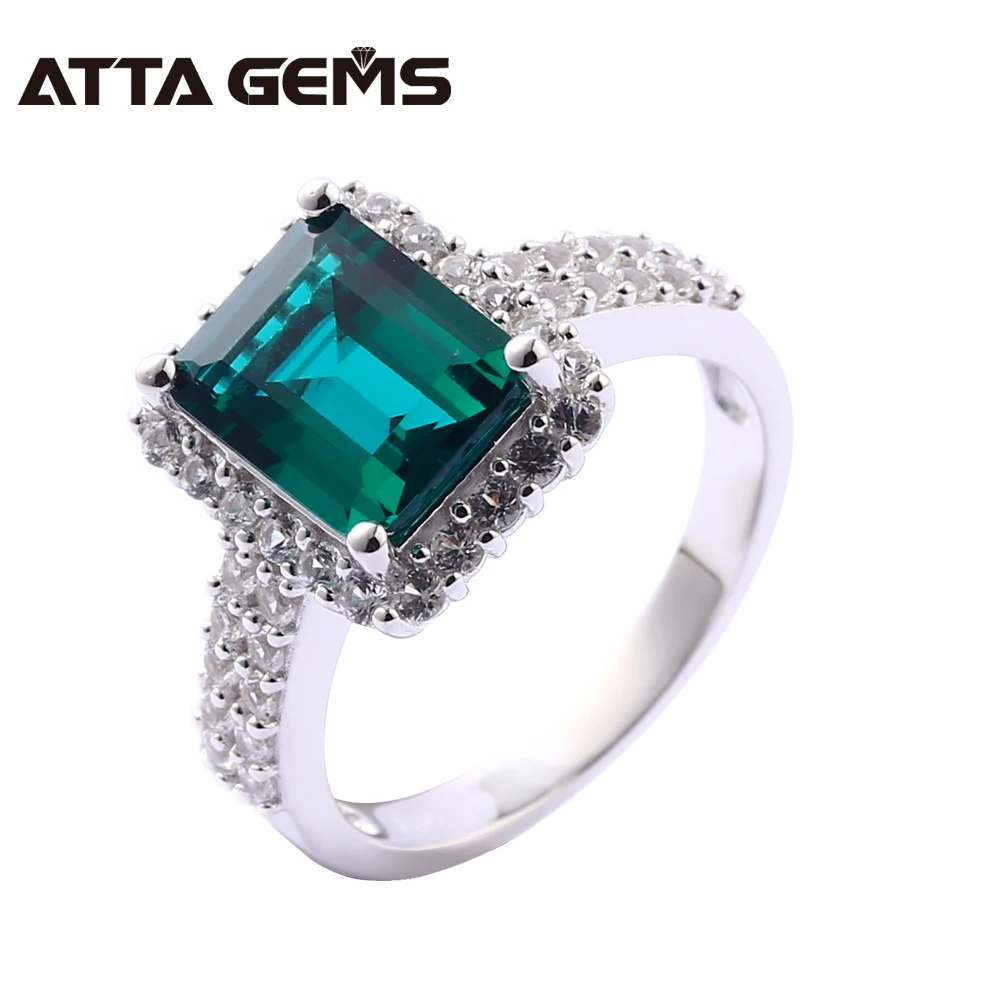 Emerald Sterling Silver Ring For Men 4.2 Carats Created Emerald Silver Ring Unisex Design Deep Green Top Quality Silver Rings
Emerald Sterling Silver Ring For Men 4.2 Carats Created Emerald Silver Ring Unisex Design Deep Green Top Quality Silver Rings