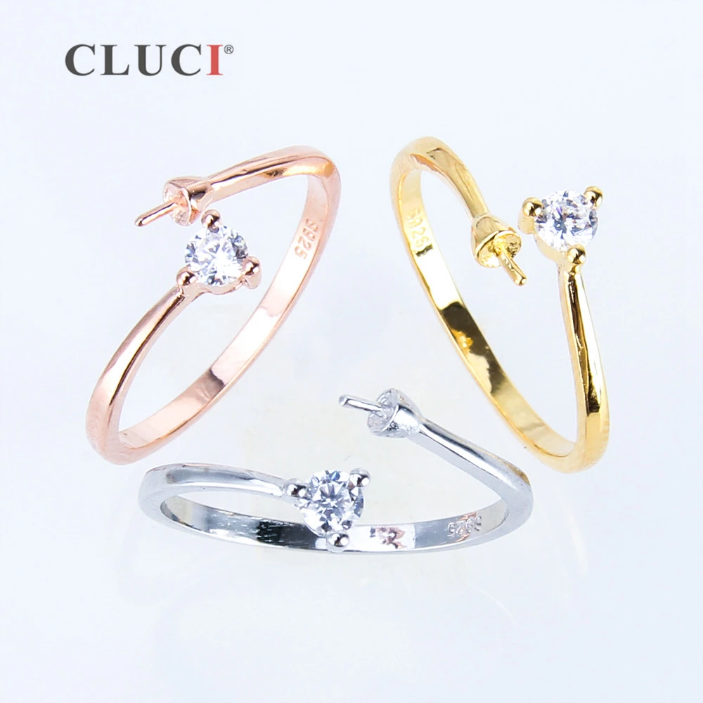 CLUCI 3pcs 925 Silver Zircon Ring for Women Wedding White Gold Color Women 925 Sterling Silver Pearl Ring Mounting Rings Jewelry
CLUCI 3pcs 925 Silver Zircon Ring for Women Wedding White Gold Color Women 925 Sterling Silver Pearl Ring Mounting Rings Jewelry