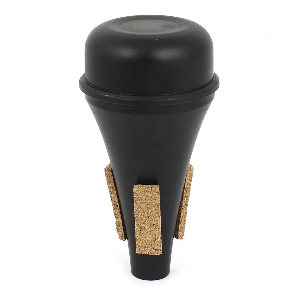 BMDT-Plastic Musical Instrument Trumpet Straight Practice Silencer Black | Спорт и развлечения
