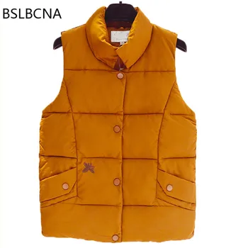 2019 Autumn Slim Single Breasted Gilet Women Vest Jacket Warm Cotton Solid Color Casual Winter Plus Size Waistcoat Female A139
2019 Autumn Slim Single Breasted Gilet Women Vest Jacket Warm Cotton Solid Color Casual Winter Plus Size Waistcoat Female A139