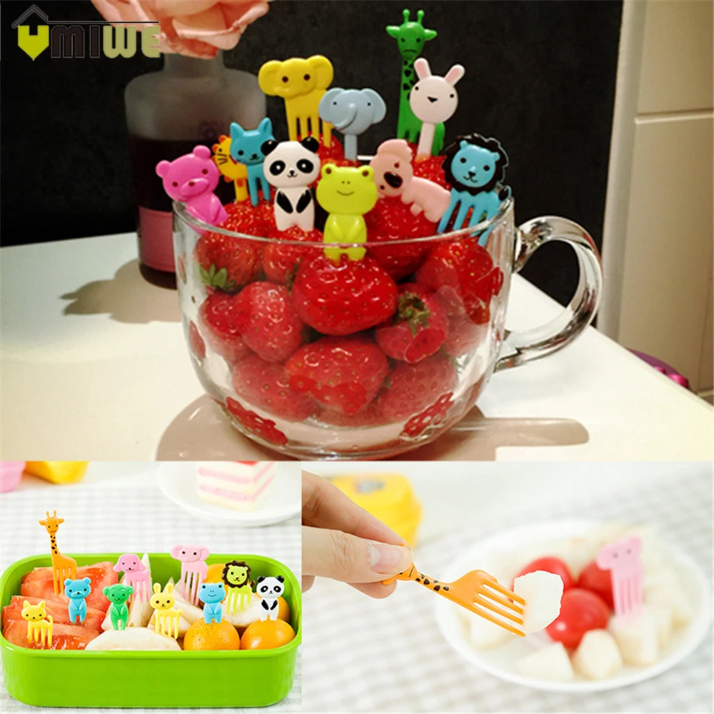 10 Pcs Fruit Fork Animal Food Picks and Forks Cute Fruit Picks Forks Children Cartoon Bento Lunch Party Decoration,Random Color
10 Pcs Fruit Fork Animal Food Picks and Forks Cute Fruit Picks Forks Children Cartoon Bento Lunch Party Decoration,Random Color