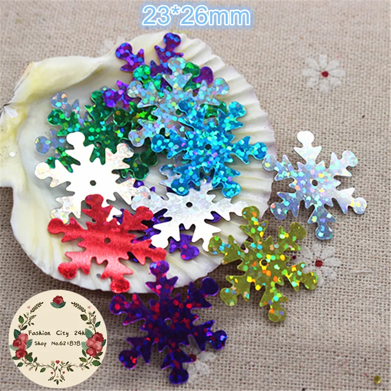 30g/pack Mix Colors 23*26mm Loose Laser big Snowflake Shape Sequins Paillette DIY Decorative Scrapbooking Accessory
30g/pack Mix Colors 23*26mm Loose Laser big Snowflake Shape Sequins Paillette DIY Decorative Scrapbooking Accessory