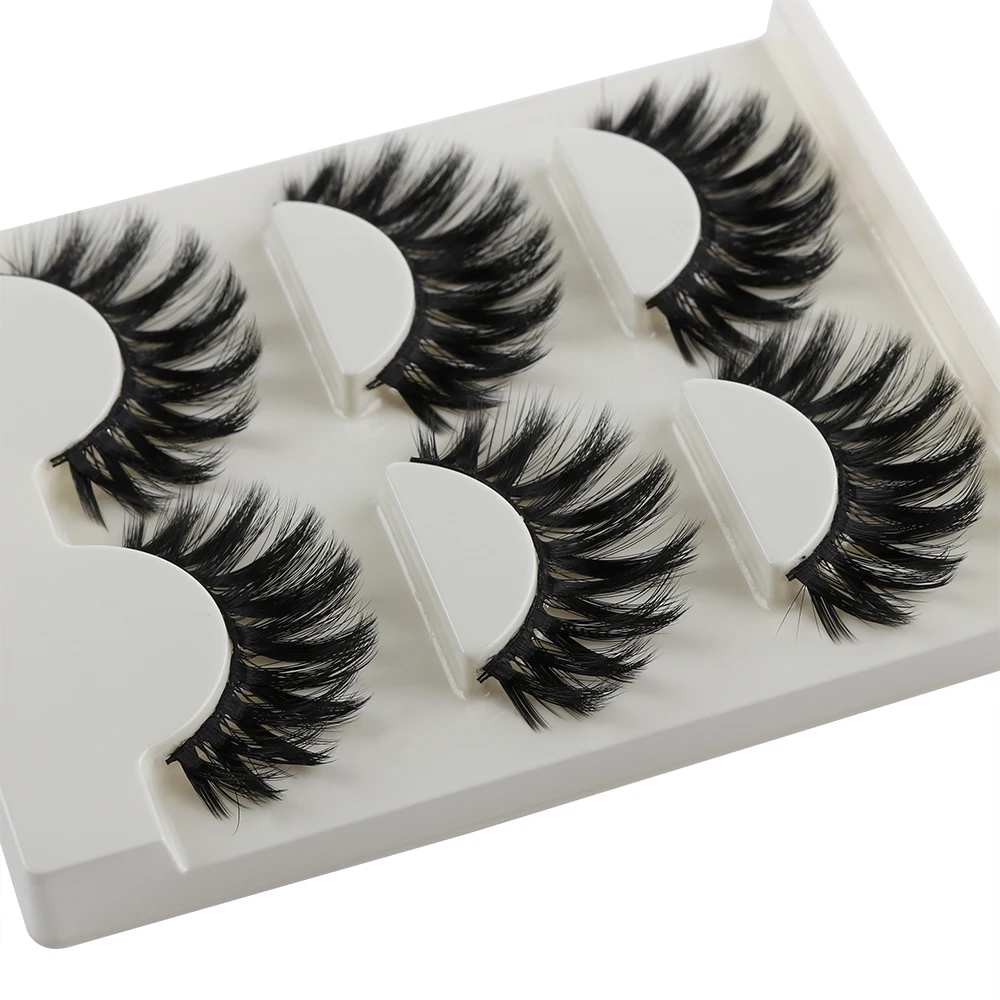 3 Pairs 3D Mink Hair False Eyelashes Criss-cross Wispy Fluffy 25mm Lashes Handmade Eye Makeup Tools
3 Pairs 3D Mink Hair False Eyelashes Criss-cross Wispy Fluffy 25mm Lashes Handmade Eye Makeup Tools