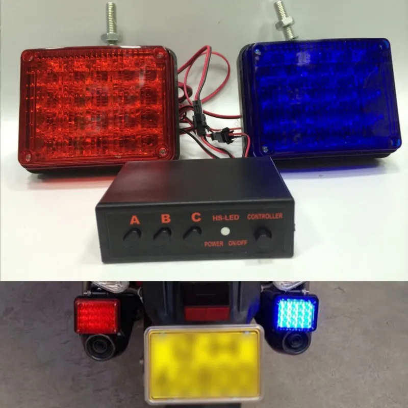 Motorcycle Led driving light Red blue flash light 12v Led Moto flashing light warning fog lamp Stop Brake Strobe Rear tail light
Motorcycle Led driving light Red blue flash light 12v Led Moto flashing light warning fog lamp Stop Brake Strobe Rear tail light