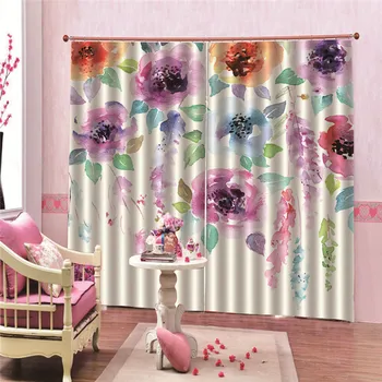 Flower 3D Curtain Printing Blockout Polyester Fabric For Living Room Room Bedroom Window Drapes Para Rideaux Pillowcase
Flower 3D Curtain Printing Blockout Polyester Fabric For Living Room Room Bedroom Window Drapes Para Rideaux Pillowcase