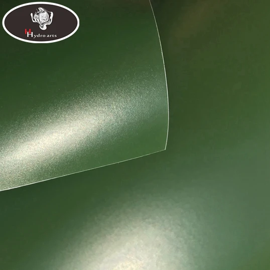 19.68''x59.84'' 50cm x 152cm Free shipping!!Waterproof Army Green Vinyl Sticker Car Wrap Styling Air bubble free |