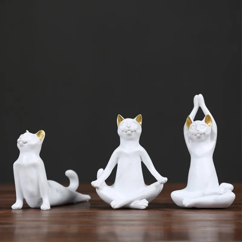 Nordic Retro Yoga Cat Animal Sculpture Statue Ornaments Living Room TV Cabinet Decoration Furnishings Crafts Gifts Desktop Decor
Nordic Retro Yoga Cat Animal Sculpture Statue Ornaments Living Room TV Cabinet Decoration Furnishings Crafts Gifts Desktop Decor