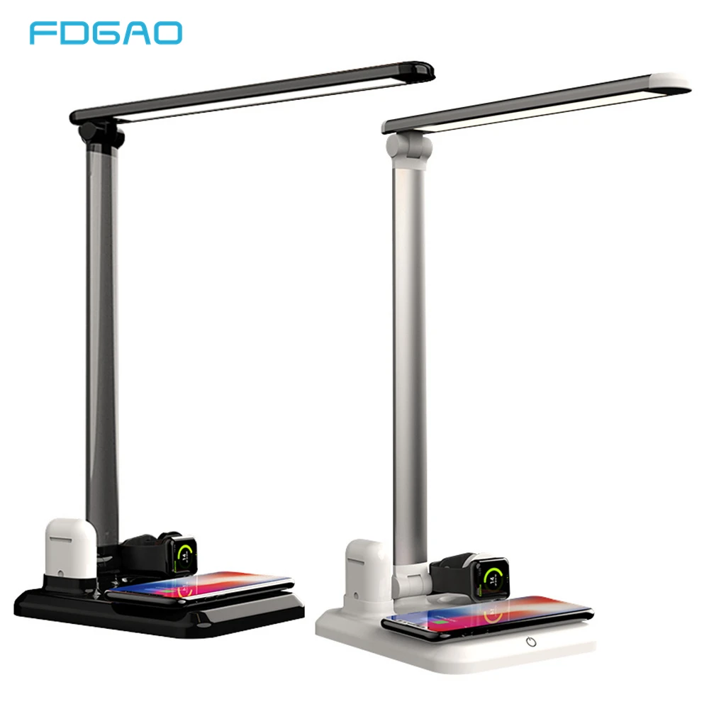 FDGAO 2 IN 1 Table Desk Lamp LED Light USB Charging Station Fast Qi Wireless Charger Dock For IPhone XS MAX XR X 8 Plus
FDGAO 2 IN 1 Table Desk Lamp LED Light USB Charging Station Fast Qi Wireless Charger Dock For IPhone XS MAX XR X 8 Plus
