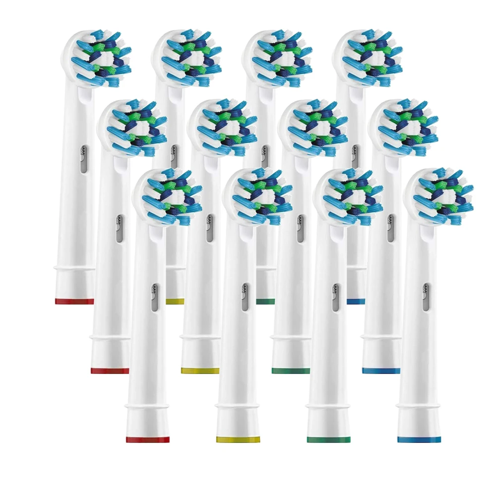 Oral B Replacement Brush Heads- Pack of 12 Crossaction Oralb Braun Generic Electric Toothbrush Heads- Cross Action Toothbrushes
Oral B Replacement Brush Heads- Pack of 12 Crossaction Oralb Braun Generic Electric Toothbrush Heads- Cross Action Toothbrushes