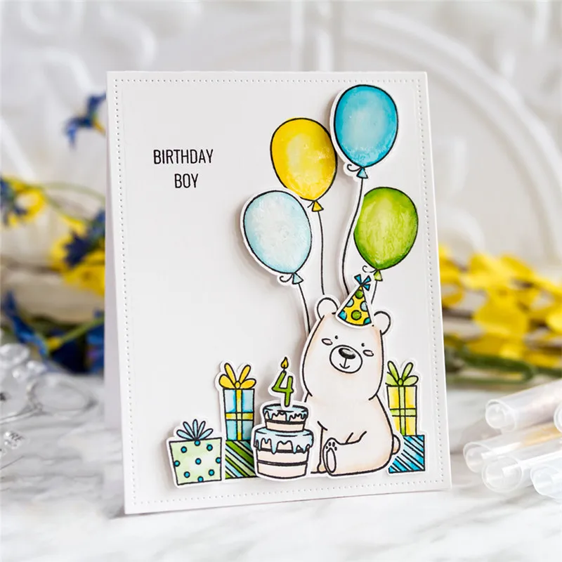 GJCrafts Bear Clear Stamps and Dies for Scrapbooking Album Decorative Embossing Paper DIY Card Rubber Crafts Stamp and Die Sets
GJCrafts Bear Clear Stamps and Dies for Scrapbooking Album Decorative Embossing Paper DIY Card Rubber Crafts Stamp and Die Sets