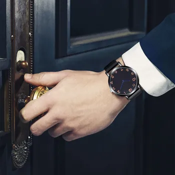 Fashion Casual Man Watch Crystal Pin Buckle Stainless Steel Mens Clock Round Analog Quartz Wrist Watches zegarek meski
Fashion Casual Man Watch Crystal Pin Buckle Stainless Steel Mens Clock Round Analog Quartz Wrist Watches zegarek meski