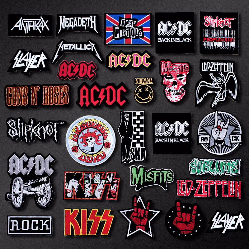 BAND ROCK Music Patch Badges Embroidered Applique Sewing Iron On Badge Clothes Garment Apparel Accessories
BAND ROCK Music Patch Badges Embroidered Applique Sewing Iron On Badge Clothes Garment Apparel Accessories