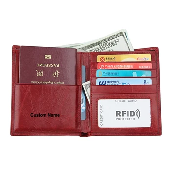 Red Genuine Leather Passport Cover Functional RFID Protection Card ID Holders Zipper Coin Purse Engraved Name Passport Wallet
Red Genuine Leather Passport Cover Functional RFID Protection Card ID Holders Zipper Coin Purse Engraved Name Passport Wallet