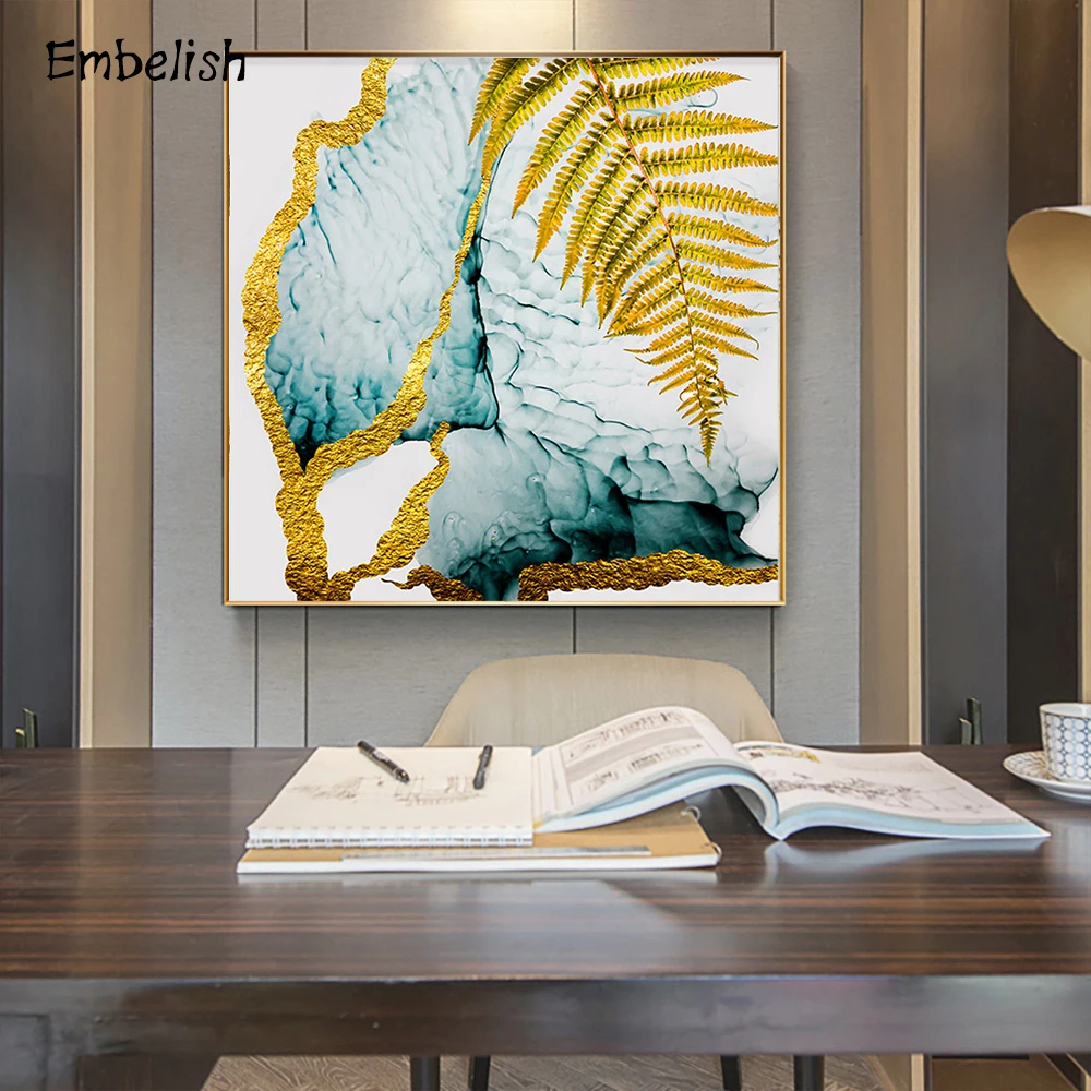 Embelish 1 Pieces Fashion Home Decor Pictures For Living Room Abstract Clouds Golden Leaves HD Print On Canvas Painting Posters
Embelish 1 Pieces Fashion Home Decor Pictures For Living Room Abstract Clouds Golden Leaves HD Print On Canvas Painting Posters