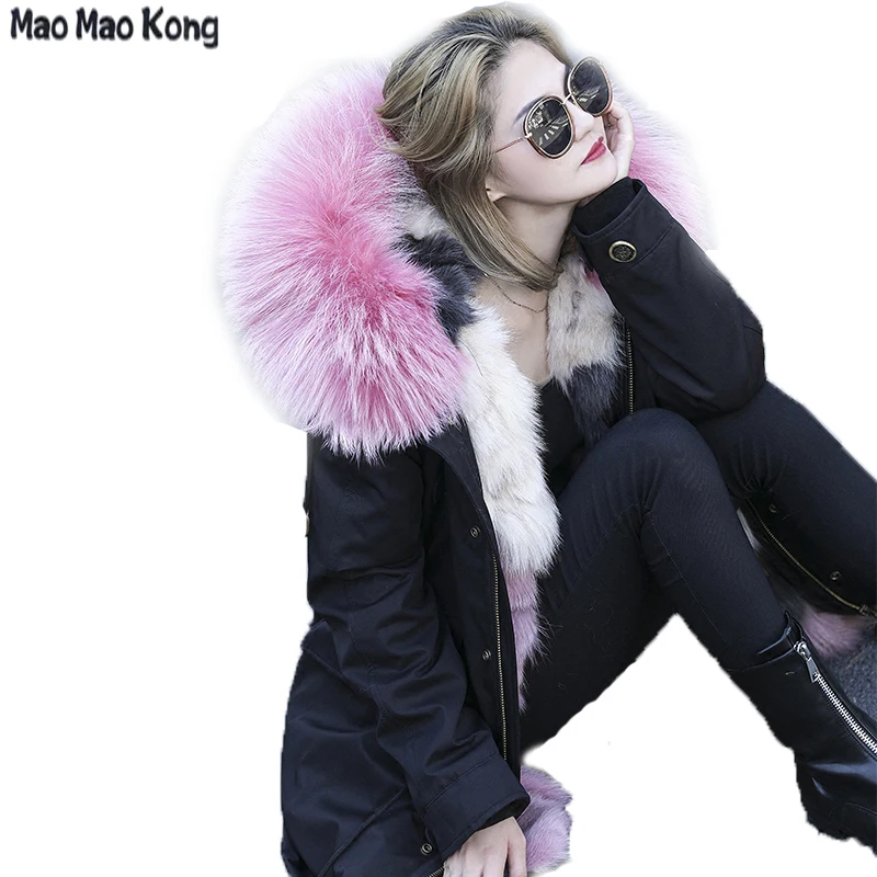 Amazing 2019 long winter jacket coat women parka real Raccoon Fur Collar natural silver fox fur coat Thick Warm parkas DHL EMS
Amazing 2019 long winter jacket coat women parka real Raccoon Fur Collar natural silver fox fur coat Thick Warm parkas DHL EMS