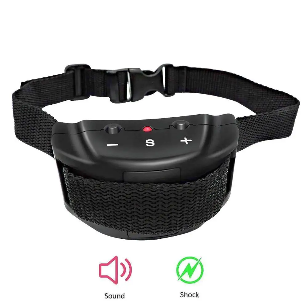 

CN Automatic Dog Anti Bark Collar Electric Shock, Vibration and Sound Sensor, 7 Intensities WALZY PET 853 no battery no box