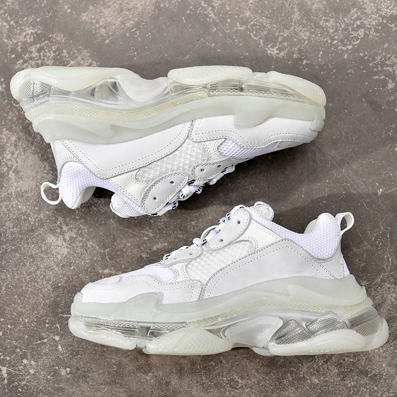 Hot Shoes Woman Crystal Sole Platform Sneakers Women Shoes Lace Up 35-44 Couple Sneakers Zapatos De Mujer Shoes Tenis Feminino
Hot Shoes Woman Crystal Sole Platform Sneakers Women Shoes Lace Up 35-44 Couple Sneakers Zapatos De Mujer Shoes Tenis Feminino