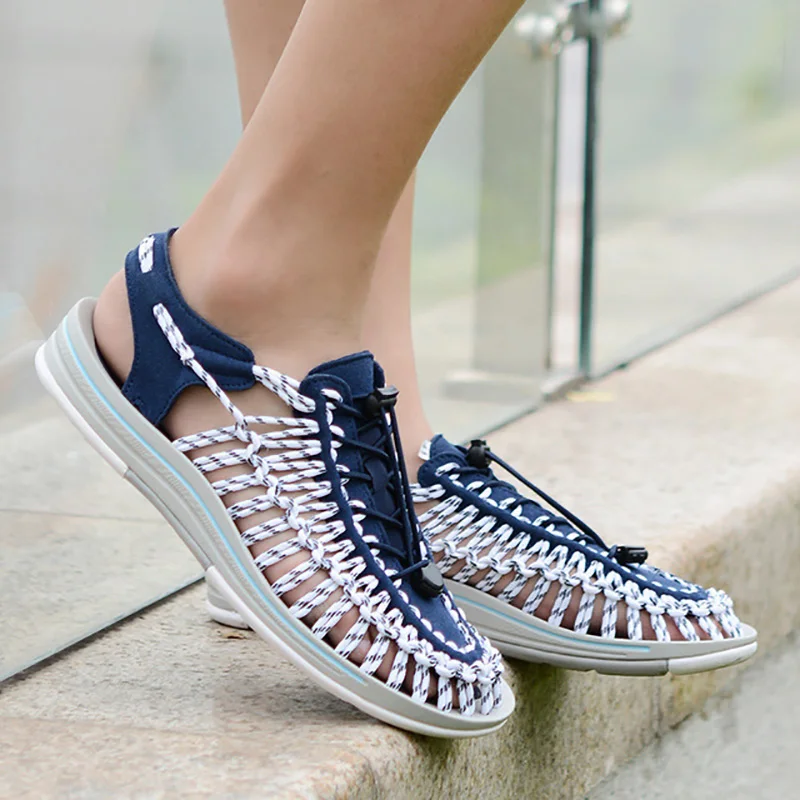 Trend Design Men Sandals New Men Shoes Weave Gladiator Sandals Elastic Band Male Shoes Adult Beach Shoes Sandalia Masculina
Trend Design Men Sandals New Men Shoes Weave Gladiator Sandals Elastic Band Male Shoes Adult Beach Shoes Sandalia Masculina