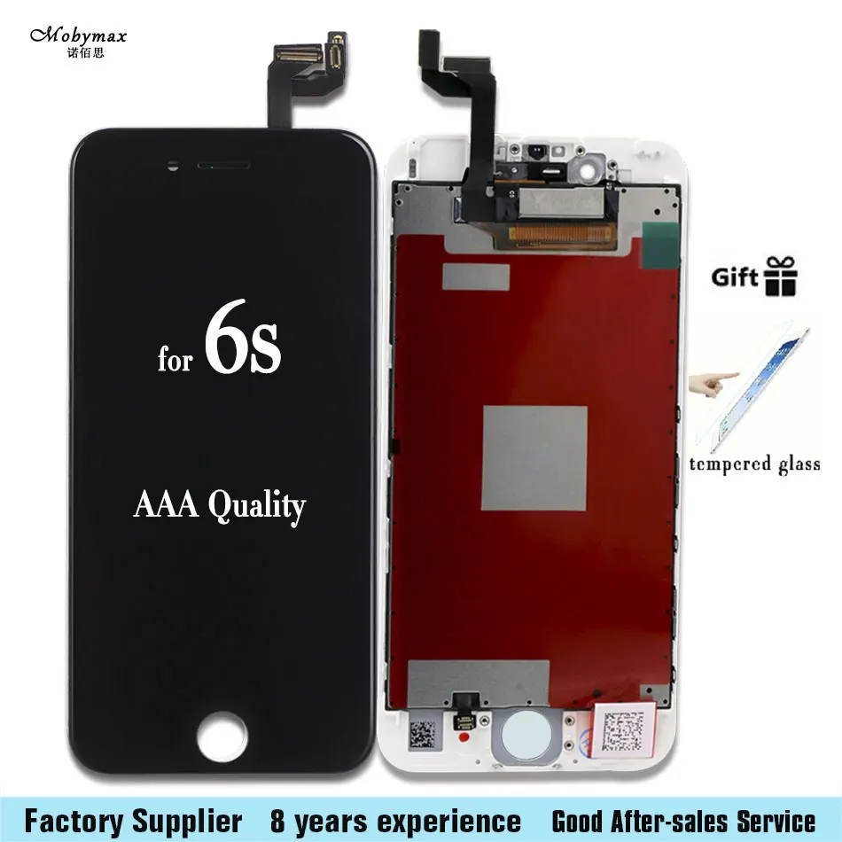 Mobymax AAA Quality LCD Screen For iPhone 6 Display Assembly Replacement with Original Digitizer Phone Parts Black/White+Gifts
Mobymax AAA Quality LCD Screen For iPhone 6 Display Assembly Replacement with Original Digitizer Phone Parts Black/White+Gifts
