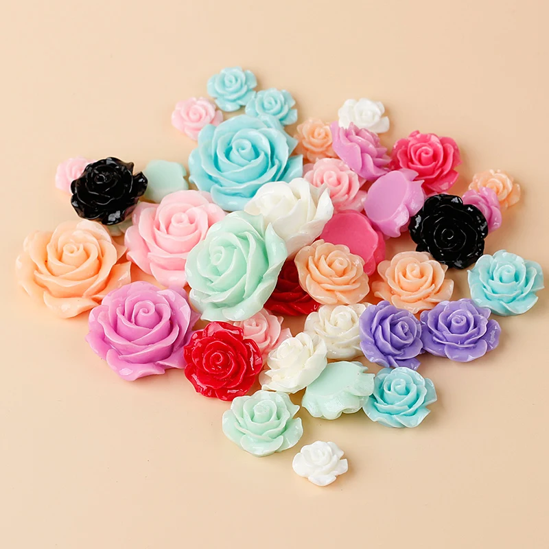60pcs Resin Flower Flatback Cabochon Scrapbooking resin rose Mixed Size Color 13mm-20mm Appliques For DIY phone/wedding/craft
60pcs Resin Flower Flatback Cabochon Scrapbooking resin rose Mixed Size Color 13mm-20mm Appliques For DIY phone/wedding/craft