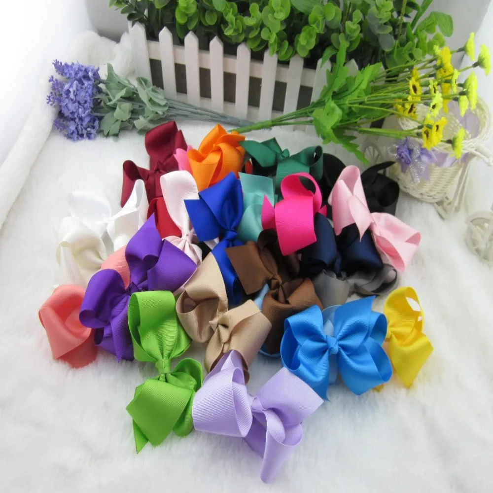 XIMA 25colors 4inch DIY Handmade Grosgrain Ribbon Bows Without Clip Boutique Hair Ribbon Bows for Hair Accessories 50pcs/lot
XIMA 25colors 4inch DIY Handmade Grosgrain Ribbon Bows Without Clip Boutique Hair Ribbon Bows for Hair Accessories 50pcs/lot