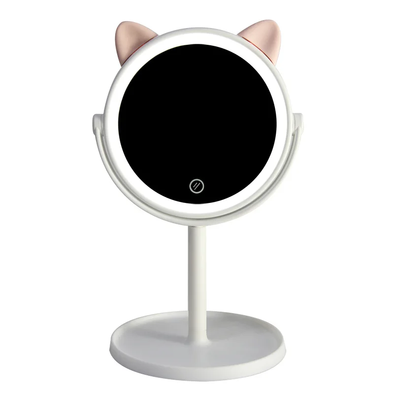 Makeup Mirror with LEDs Cosmetic Mirror with Touch Dimmer Switch Battery Operated Vanity Mirror with Stand for Tabletop
Makeup Mirror with LEDs Cosmetic Mirror with Touch Dimmer Switch Battery Operated Vanity Mirror with Stand for Tabletop
