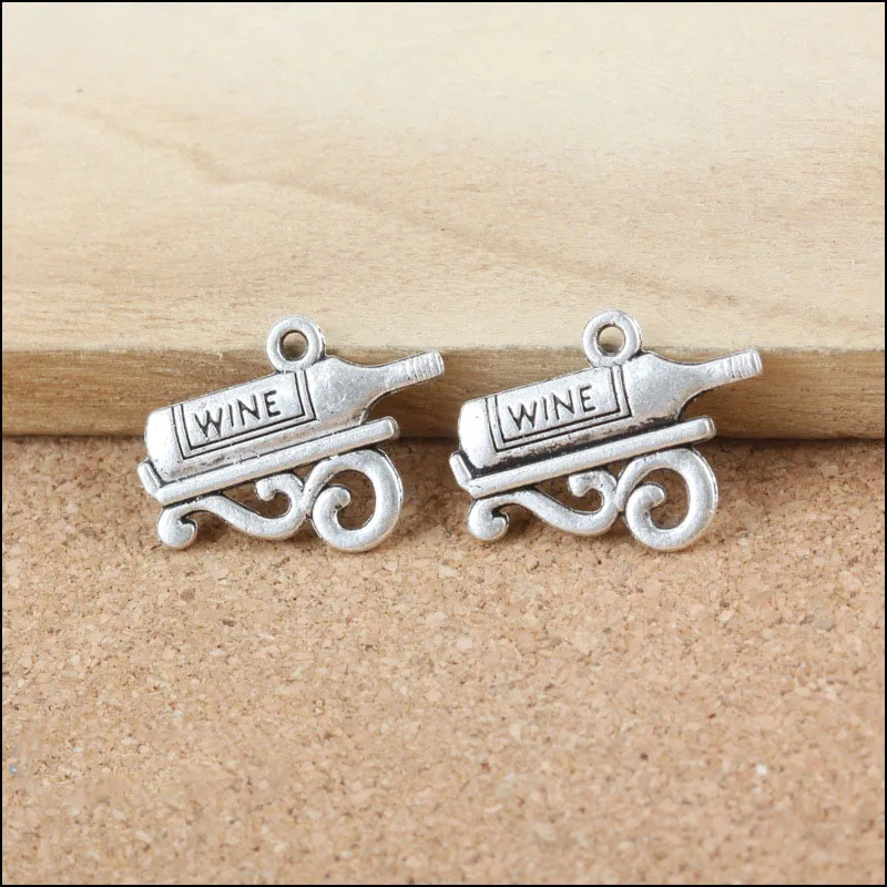 High Quality 6 Pieces/Lot 17mm*22mm Antique Silver Plated Alloy Diy Accessory Red Wine Charm Wine Charm For Jewelry Making
High Quality 6 Pieces/Lot 17mm*22mm Antique Silver Plated Alloy Diy Accessory Red Wine Charm Wine Charm For Jewelry Making