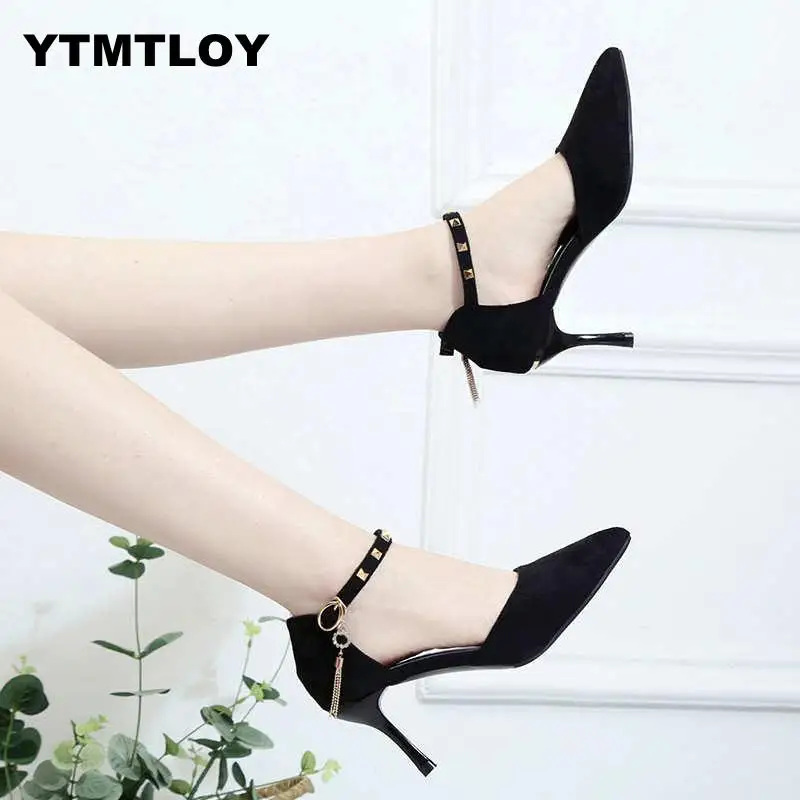 Plus 33-43 New Women Pumps Summer Fashion Pointed Toe Wedding Party Shoes For Woman Sandals High Heels Zapatillas Mujer Rivet
Plus 33-43 New Women Pumps Summer Fashion Pointed Toe Wedding Party Shoes For Woman Sandals High Heels Zapatillas Mujer Rivet