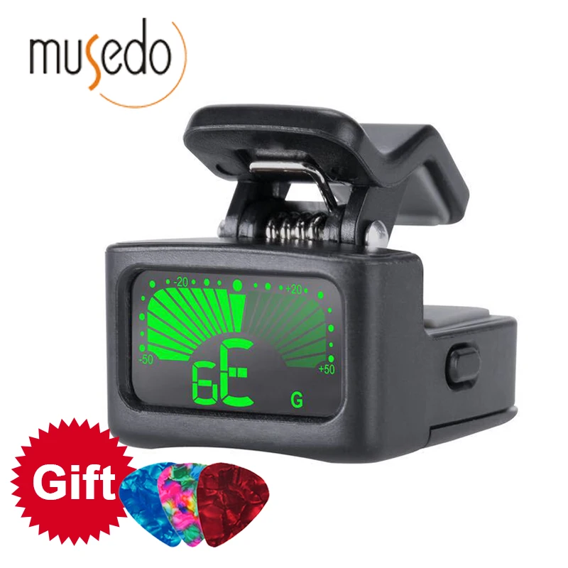 Musedo T11 Precision Depth-Finder Chromatic/Guitar/Bass/Violin/Ukulele Tuner accurate Tuning by Vibration With 3 picks
Musedo T11 Precision Depth-Finder Chromatic/Guitar/Bass/Violin/Ukulele Tuner accurate Tuning by Vibration With 3 picks