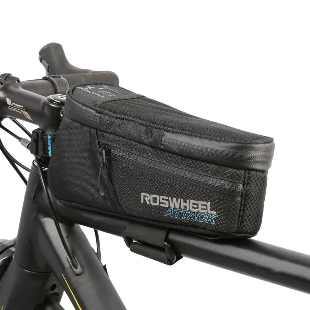 ROSWHEEL ATTACK Series Waterproof Bicycle Bike Bag Accessories Saddle Bag Cycling Front Frame Bag Drop Shipping
ROSWHEEL ATTACK Series Waterproof Bicycle Bike Bag Accessories Saddle Bag Cycling Front Frame Bag Drop Shipping