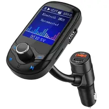 Nulaxy Wireless Bluetootooth FM Transmmiter 1.8 Inch Larger Color LCD Display Audio MP3 Player In Car 3 USB Ports 4In1 Charger
Nulaxy Wireless Bluetootooth FM Transmmiter 1.8 Inch Larger Color LCD Display Audio MP3 Player In Car 3 USB Ports 4In1 Charger