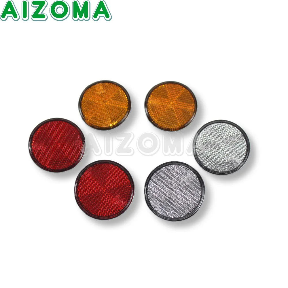 A Pair 56mm Motor High Visibility Round Reflector Universal For Motorcycles, ATV, Bikes And Dirt Bikes ,Trailer Motorbike Parts
A Pair 56mm Motor High Visibility Round Reflector Universal For Motorcycles, ATV, Bikes And Dirt Bikes ,Trailer Motorbike Parts