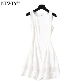 Summer Women Midi Party White Princess Dress Vestidos Mujer Verano 2020 Sleeveless Splice Sweet Glitter Dress Robe Blanche D9037
Summer Women Midi Party White Princess Dress Vestidos Mujer Verano 2020 Sleeveless Splice Sweet Glitter Dress Robe Blanche D9037