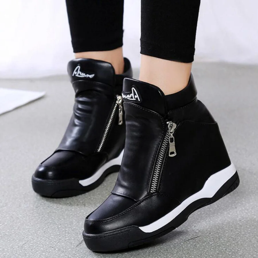 MHYONS Women's shoes 2019 new spring and autumn women's round head single increased women's shoes casual shoes shoes
MHYONS Women's shoes 2019 new spring and autumn women's round head single increased women's shoes casual shoes shoes