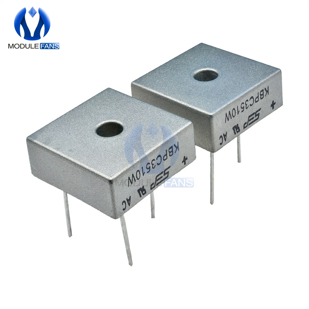 10PCS KBPC3510W KBPC3510 35A 1000V Diode Bridge Rectifier 4Pin Bridge Rectifier High Frequency Medium Power Electronic DIY 4P
10PCS KBPC3510W KBPC3510 35A 1000V Diode Bridge Rectifier 4Pin Bridge Rectifier High Frequency Medium Power Electronic DIY 4P