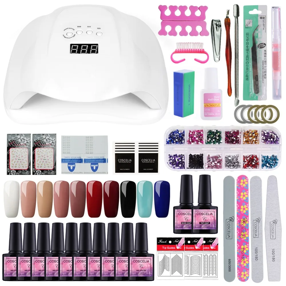 Manicure Set Nail Gel Polish Set Kit For Manicure Gel Varnish Nail Art Sets 36W/54W UV Lamp Nail Dryer Tools For Manicure Tools
Manicure Set Nail Gel Polish Set Kit For Manicure Gel Varnish Nail Art Sets 36W/54W UV Lamp Nail Dryer Tools For Manicure Tools