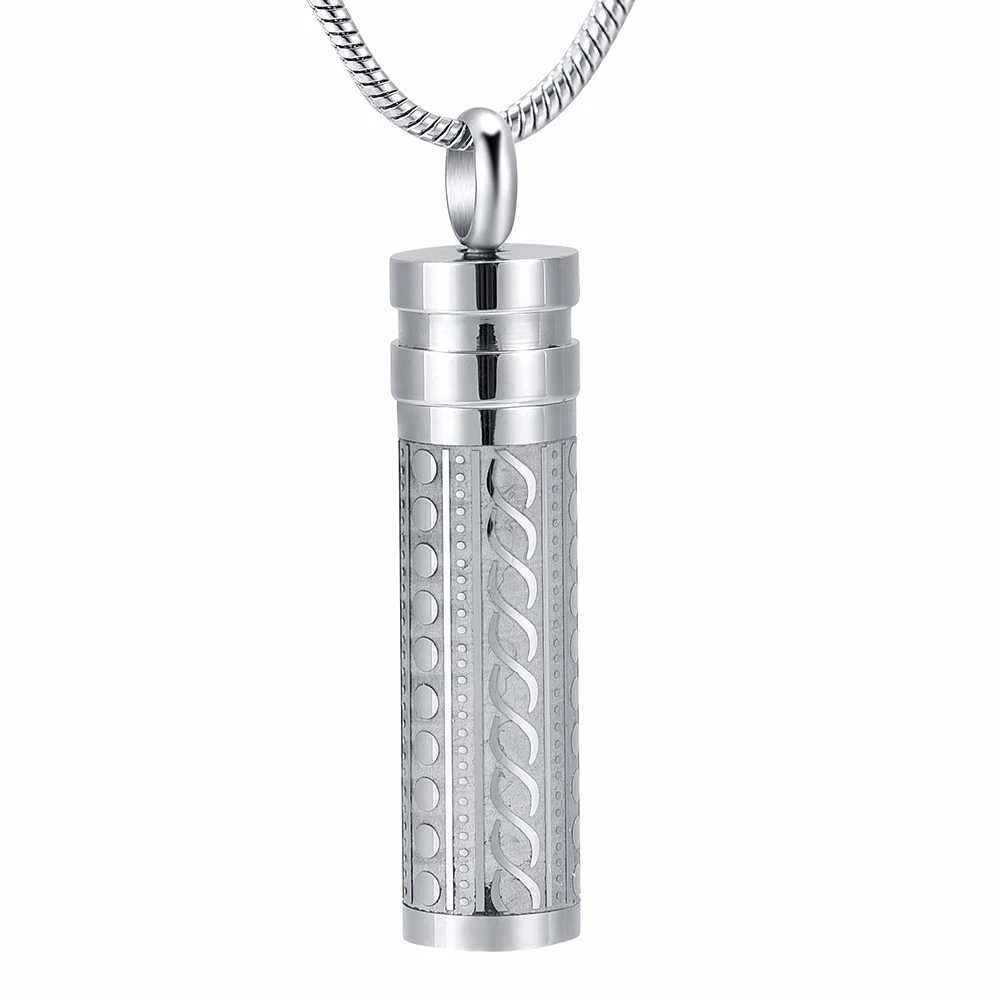 Cylinder Cremation Necklace Round Shape Stainless Steel Pet Memorial Urn Pendant Funeral Keepsake Jewelry for Ashes Holder
Cylinder Cremation Necklace Round Shape Stainless Steel Pet Memorial Urn Pendant Funeral Keepsake Jewelry for Ashes Holder