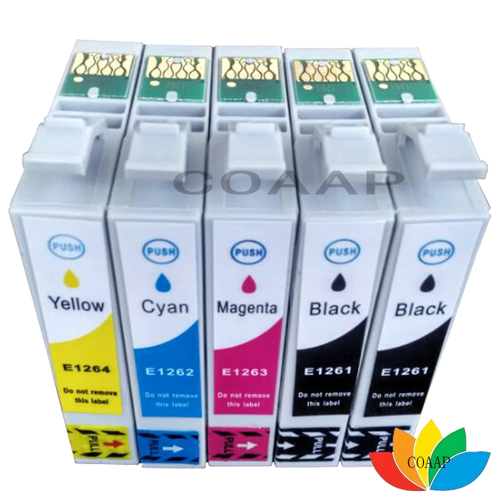 T1261 126XL Compatible Ink Cartridge for EPSON Stylus NX330 NX430 Workforce 630 633 635 60 840 printer,
T1261 126XL Compatible Ink Cartridge for EPSON Stylus NX330 NX430 Workforce 630 633 635 60 840 printer,