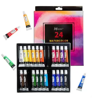 MEEDEN 24 colors watercolor Paint set 12ml each Tube Premium Painting Kit for Artists/Students/Beginners
MEEDEN 24 colors watercolor Paint set 12ml each Tube Premium Painting Kit for Artists/Students/Beginners