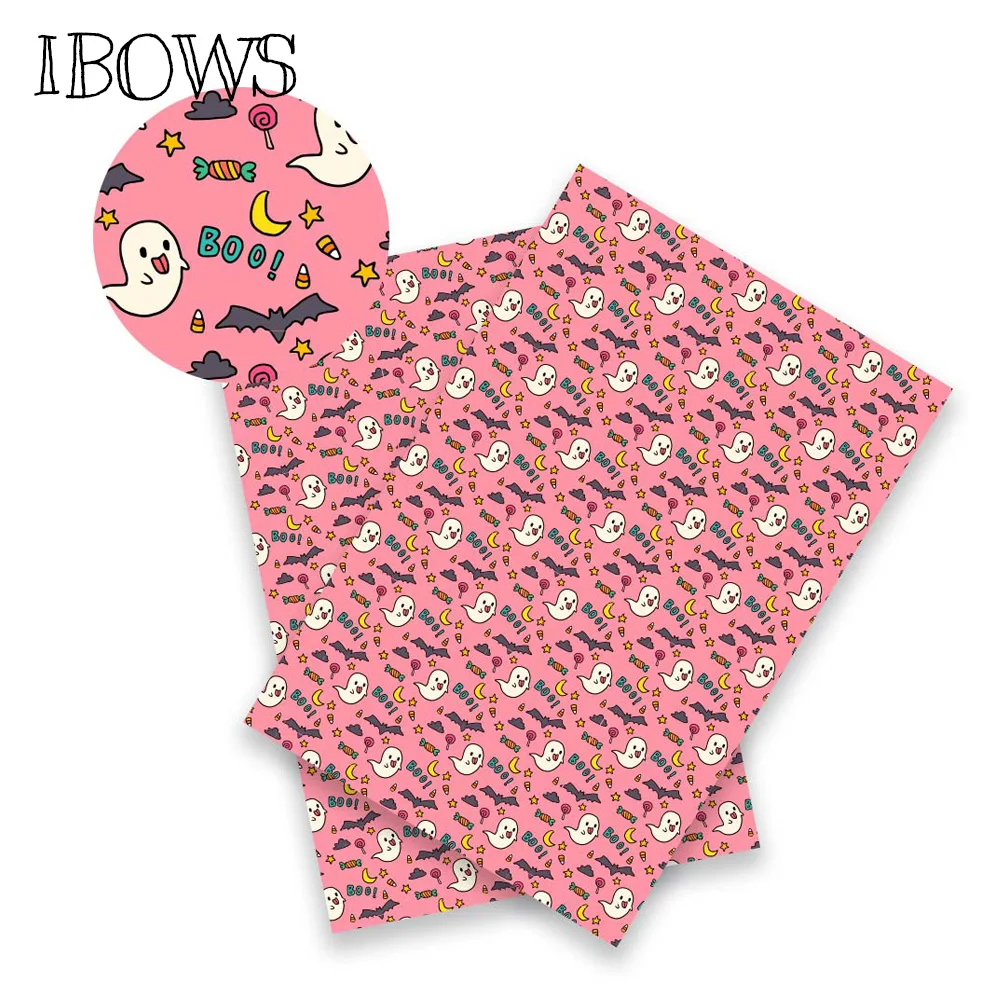 IBOWS 22cm*30cm Halloween Synthetic Leather Faux Festival Synthetic Leather Fabric Ghost Pumpkin DIY Knotbow Crafts Materials
IBOWS 22cm*30cm Halloween Synthetic Leather Faux Festival Synthetic Leather Fabric Ghost Pumpkin DIY Knotbow Crafts Materials