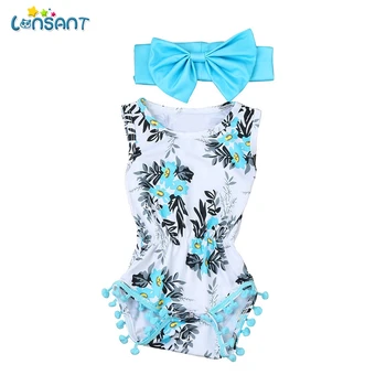 LONSANT Summer Baby Girl Rompers Newborn Baby Clothes Toddler Sleeveless Printed Romper Jumpsuit With Headband One-Pieces N30
LONSANT Summer Baby Girl Rompers Newborn Baby Clothes Toddler Sleeveless Printed Romper Jumpsuit With Headband One-Pieces N30