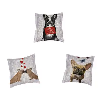 Cute Dog Animal Pattern Throw Pillowcase Text Background Pug French Bulldog Corgi Home Furnishing Sofa Decoration Cushion Cover
Cute Dog Animal Pattern Throw Pillowcase Text Background Pug French Bulldog Corgi Home Furnishing Sofa Decoration Cushion Cover