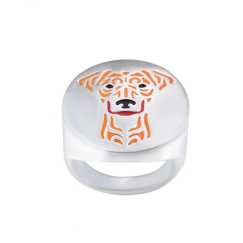German Pinscher ring with color selection enamel lovers and owners-unisex | Украшения и аксессуары