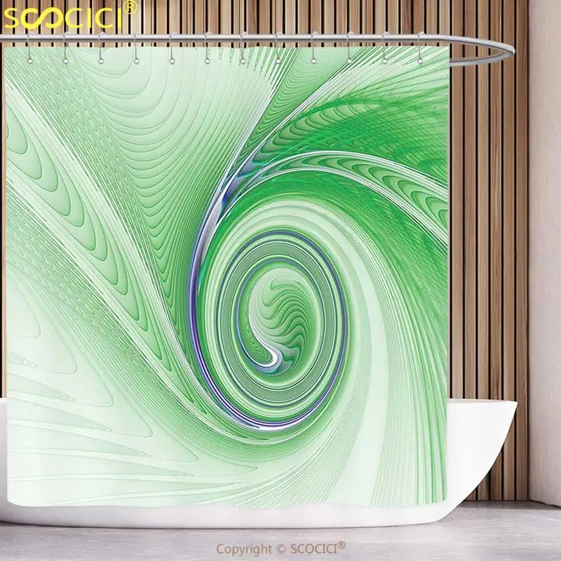 Cool Shower Curtain Spires Decor A Curve Winds around Fixed Motif Continuously Increasing Spirals Computer Figure Green Bathroom
Cool Shower Curtain Spires Decor A Curve Winds around Fixed Motif Continuously Increasing Spirals Computer Figure Green Bathroom