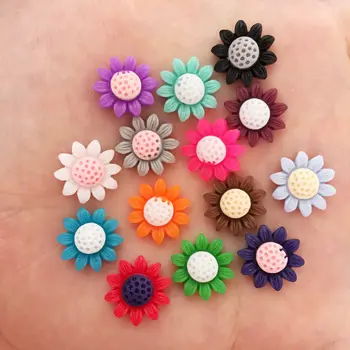New 50pcs Mix Resin Cute Colorful 12mm Sunflower Flat Back Stone Appliques DIY Wedding Scrapbook Craft F637
New 50pcs Mix Resin Cute Colorful 12mm Sunflower Flat Back Stone Appliques DIY Wedding Scrapbook Craft F637