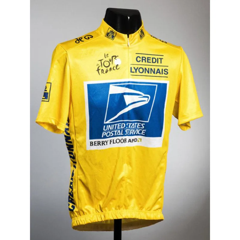 

Tour De France Yellow Cycling Jersey United States postal Bicycle Jerseys Maillot Ciclismo Mtb Bike Cycling Clothing #DX-049