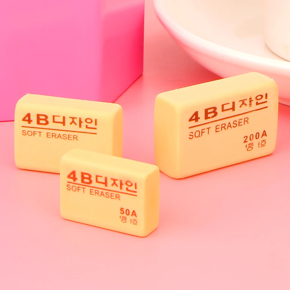 5pcs / Lot High Quality 4B Eraser for Drawing Cute Pencil Rubber Erasers For Children's Stationery School Supplies
5pcs / Lot High Quality 4B Eraser for Drawing Cute Pencil Rubber Erasers For Children's Stationery School Supplies