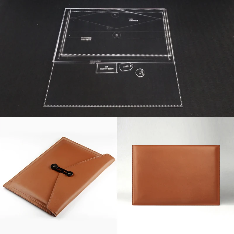 Acrylic Stencil Laser Cut Leather Template DIY Leather Handmade Craft Handbag Computer package Sewing Pattern 37x25x1cm
Acrylic Stencil Laser Cut Leather Template DIY Leather Handmade Craft Handbag Computer package Sewing Pattern 37x25x1cm